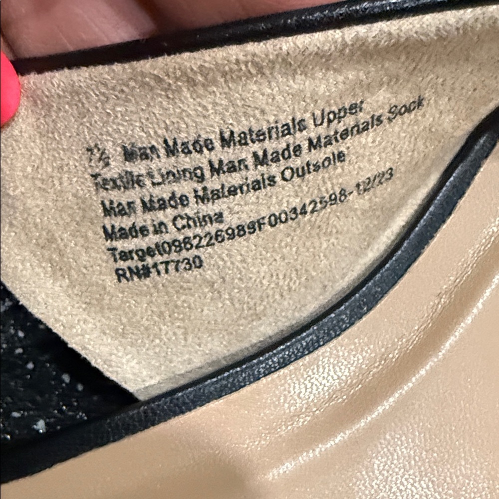 a.new day Jenny Women's Slingback Flats in black - Picture 7 of 9